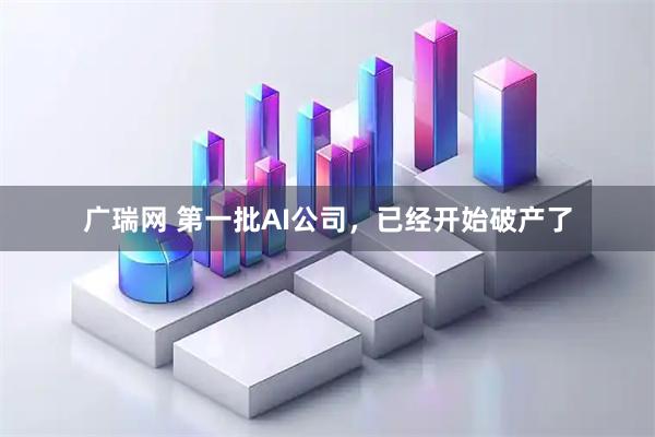 广瑞网 第一批AI公司，已经开始破产了