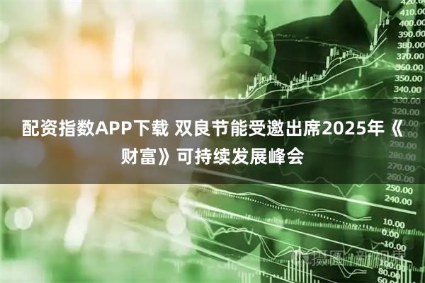 配资指数APP下载 双良节能受邀出席2025年《财富》可持续发展峰会